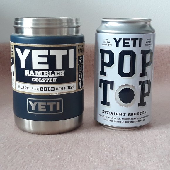 Yeti Dining Yeti Colster Can Cooler With Pop Top Stash Can Nwt Poshmark